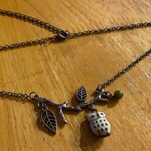 Owl Necklace 17.5 inches without extender 5/$25